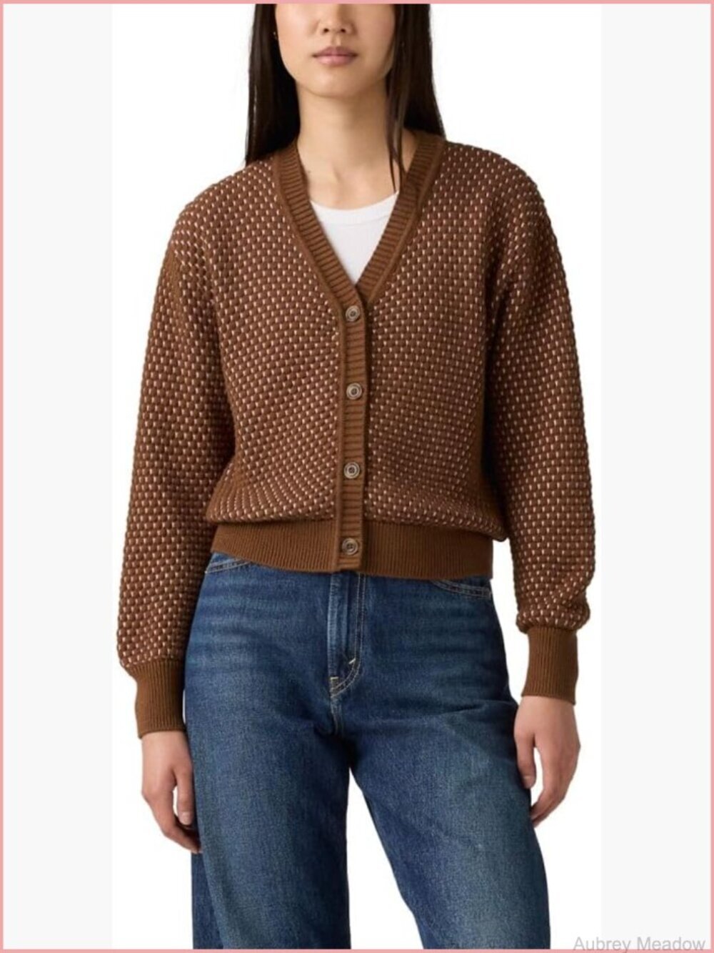 Cozy Cotton Crew Neck Long Sleeve Pullover Cardigan Sweater